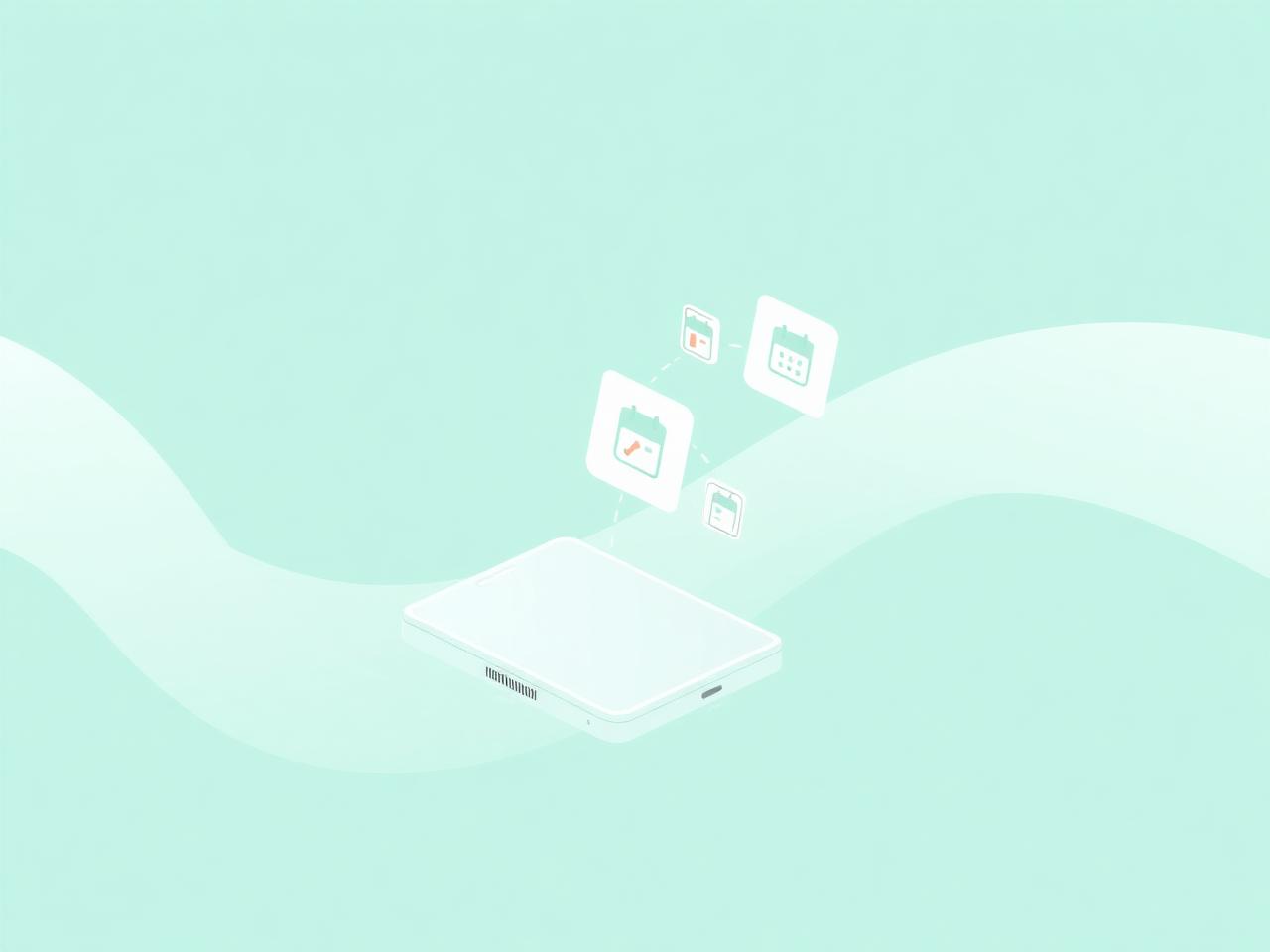 AI booking assistant illustration